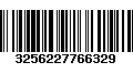 Código de Barras 3256227766329