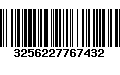 Código de Barras 3256227767432