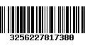 Código de Barras 3256227817380