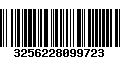 Código de Barras 3256228099723