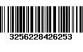 Código de Barras 3256228426253