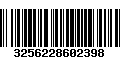 Código de Barras 3256228602398