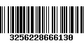 Código de Barras 3256228666130