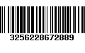 Código de Barras 3256228672889