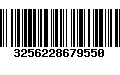 Código de Barras 3256228679550