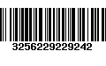 Código de Barras 3256229229242