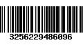 Código de Barras 3256229486096