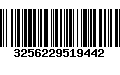 Código de Barras 3256229519442