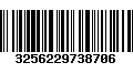 Código de Barras 3256229738706