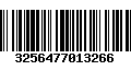 Código de Barras 3256477013266