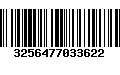 Código de Barras 3256477033622