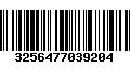 Código de Barras 3256477039204