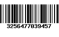 Código de Barras 3256477039457