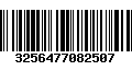 Código de Barras 3256477082507