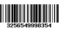 Código de Barras 3256549998354