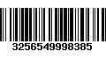 Código de Barras 3256549998385