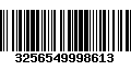 Código de Barras 3256549998613