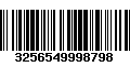 Código de Barras 3256549998798