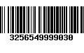 Código de Barras 3256549999030