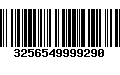 Código de Barras 3256549999290