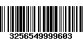 Código de Barras 3256549999603