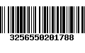 Código de Barras 3256550201788