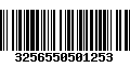 Código de Barras 3256550501253