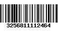 Código de Barras 3256811112464