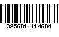 Código de Barras 3256811114604