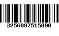 Código de Barras 3256897515890