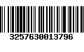 Código de Barras 3257630013796