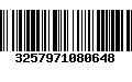 Código de Barras 3257971080648