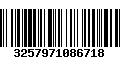 Código de Barras 3257971086718