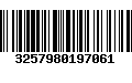 Código de Barras 3257980197061