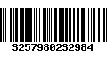 Código de Barras 3257980232984