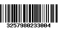 Código de Barras 3257980233004