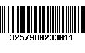 Código de Barras 3257980233011