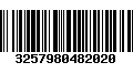 Código de Barras 3257980482020