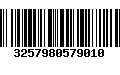 Código de Barras 3257980579010