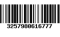 Código de Barras 3257980616777