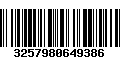 Código de Barras 3257980649386