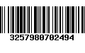 Código de Barras 3257980702494