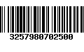 Código de Barras 3257980702500