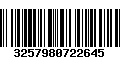 Código de Barras 3257980722645