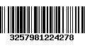 Código de Barras 3257981224278