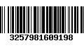 Código de Barras 3257981609198