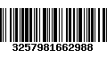 Código de Barras 3257981662988