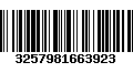 Código de Barras 3257981663923