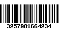 Código de Barras 3257981664234