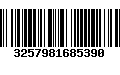 Código de Barras 3257981685390